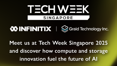2025年新加坡科技週 INFINITIX 偕同 Graid Technology 展示新世代 AI 基礎設施