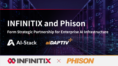 INFINITIX × 파이슨(Phison), 차세대 AI 인프라 성능 아키텍처 구축
