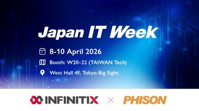 INFINITIX and Phison to Showcase Heterogeneous AI Infrastructure Solutions at Japan IT Week 2026